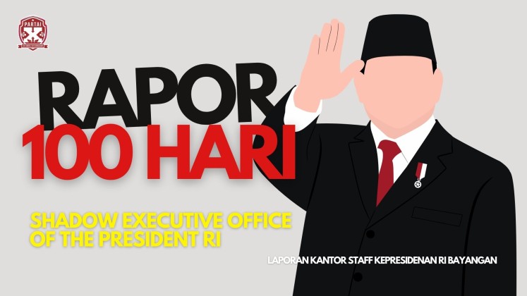 Shadow Executive Office of The President RI : Rapor 100 Hari Presepsi Publik Terhadap Kinerja Kabinet Prabowo